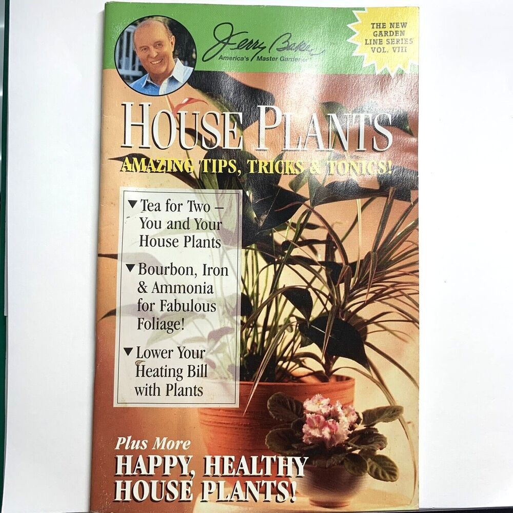 House Plants by Jerry F. Baker (1994, PH) Tips Tricks and Tonics Pamplet
